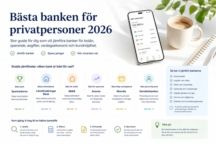 bästa banken för privatpersoner