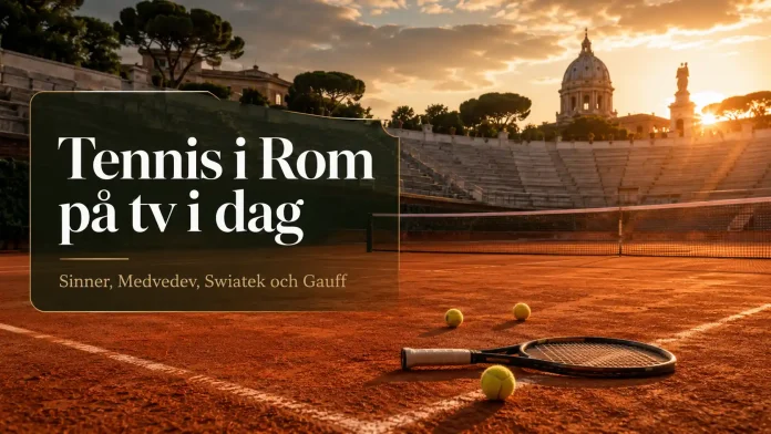 Tennis i Rom på tv