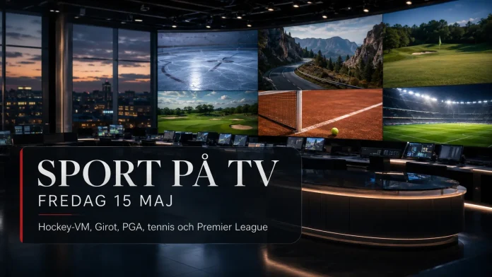 Sport på tv fredag 15 maj
