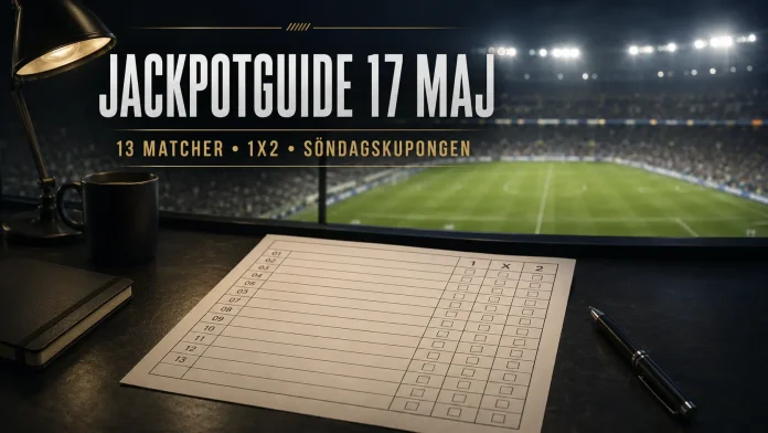 Stryktipset 17 maj