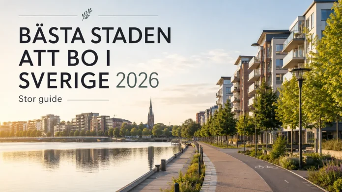 bästa staden att bo i Sverige 2026
