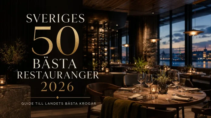 Sveriges bästa restauranger 2026