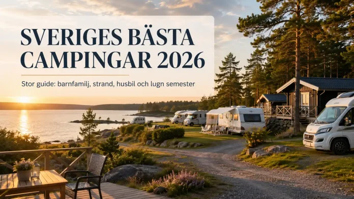 Sveriges bästa campingar 2026