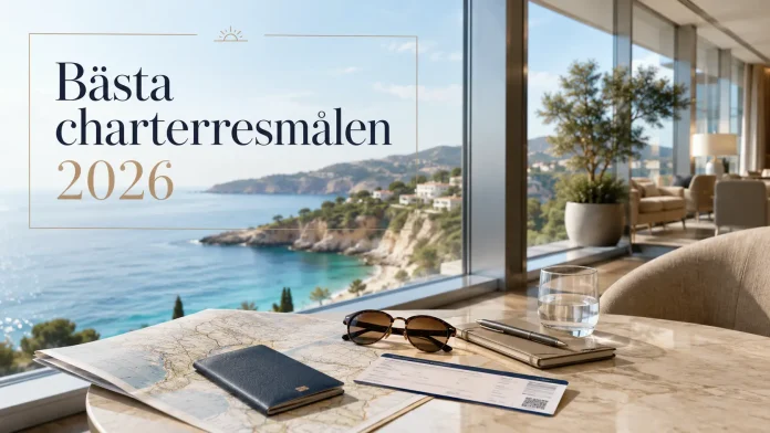 bästa charterresmålen 2026