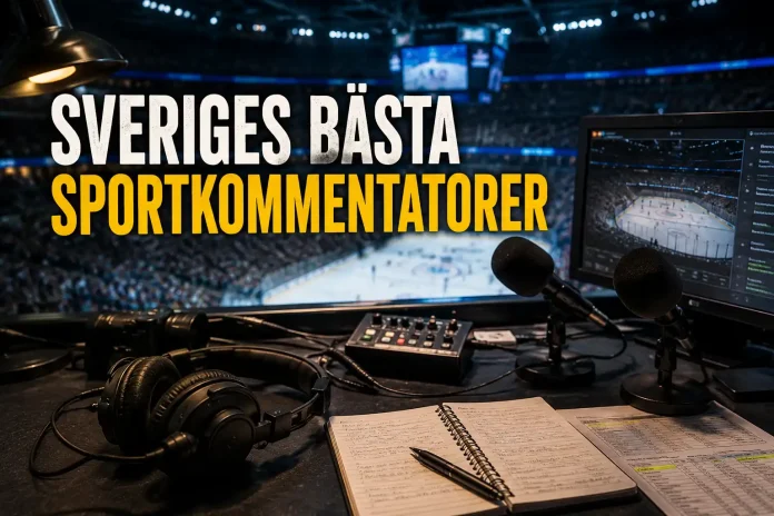 Sveriges bästa sportkommentatorer genom tiderna – topp 10