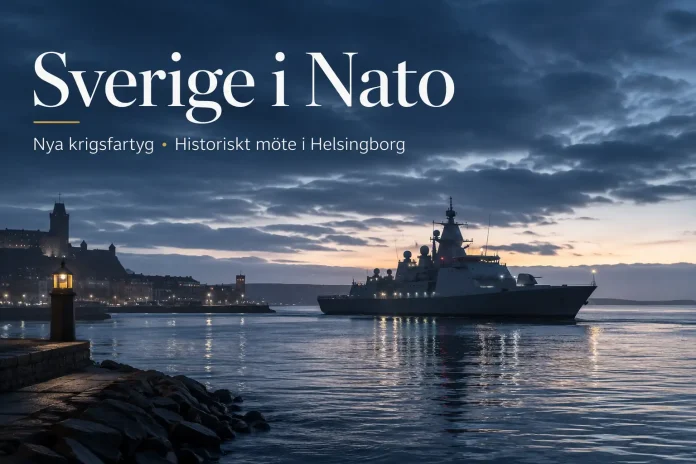 Sverige i Nato: nya krigsfartyg och historiskt möte