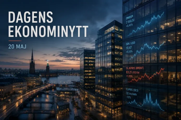 dagens ekonominytt 20 maj