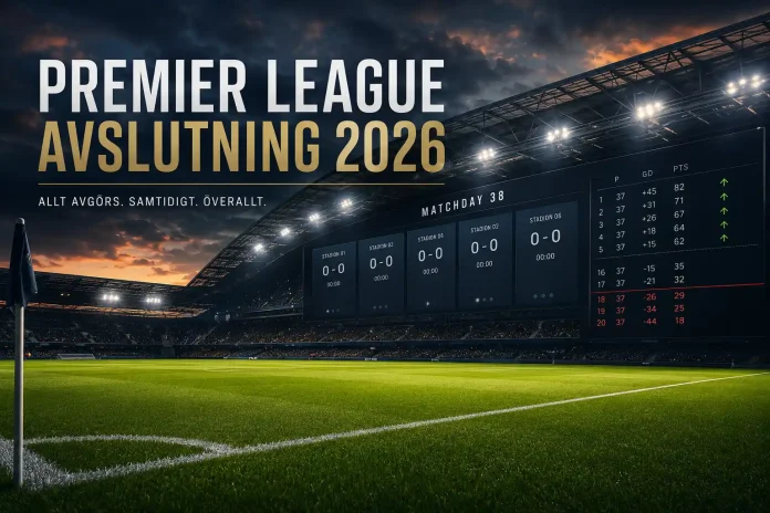 Premier League avslutning 2026