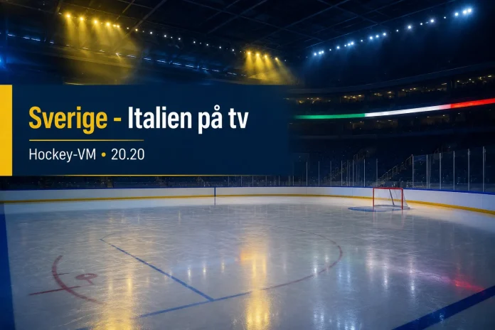 Sverige - Italien på tv