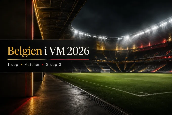 Belgien i VM 2026