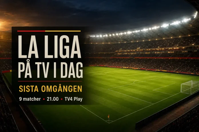 La Liga på tv i dag