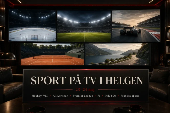 Sport på tv i helgen