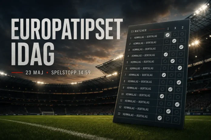 Europatipset idag