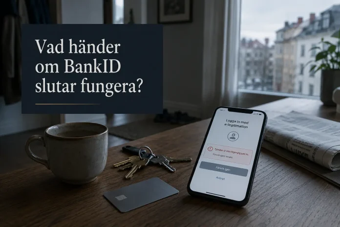 Vad händer om BankID slutar fungera