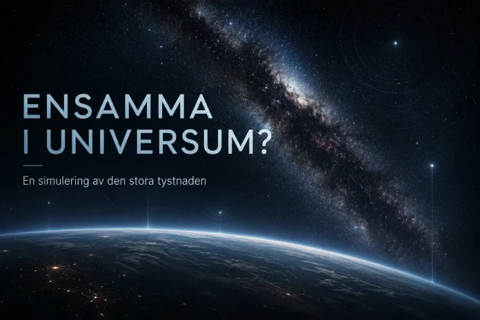 ensamma i universum