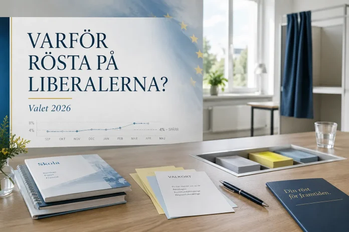 Varför ska man rösta på Liberalerna i valet 2026?