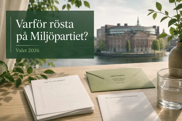 Varför ska man rösta på Miljöpartiet