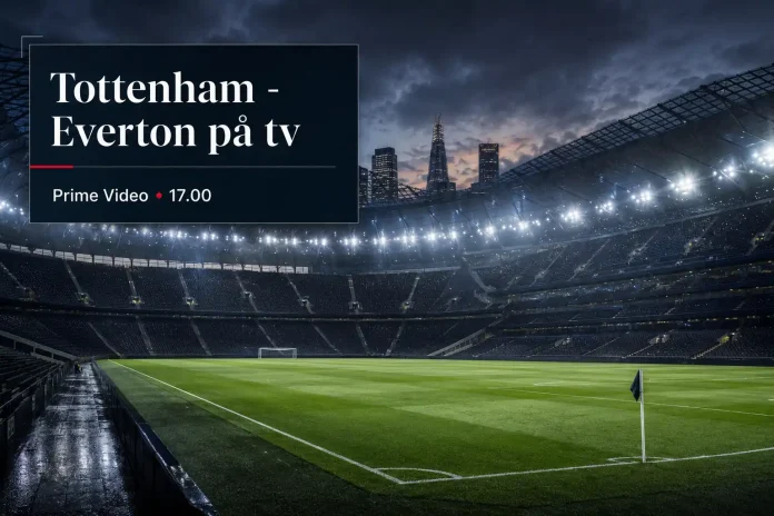 Tottenham - Everton på tv