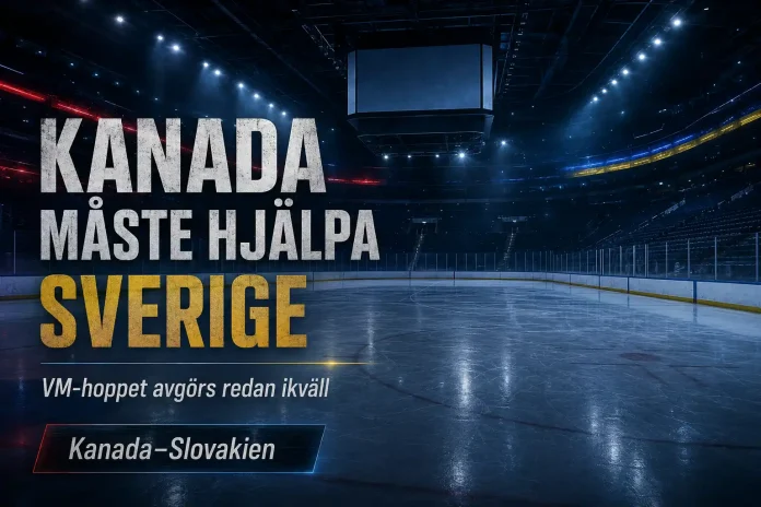 Kanada måste slå Slovakien