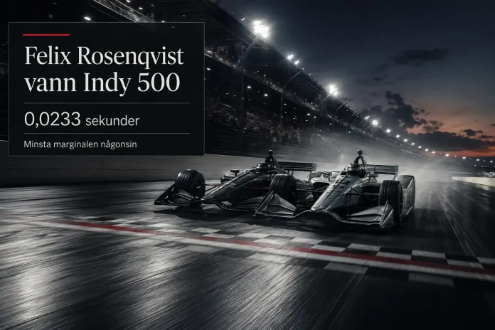 Felix Rosenqvist vann Indy 500