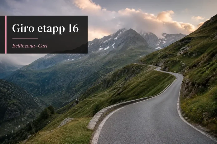 Giro d’Italia etapp 16 på tv
