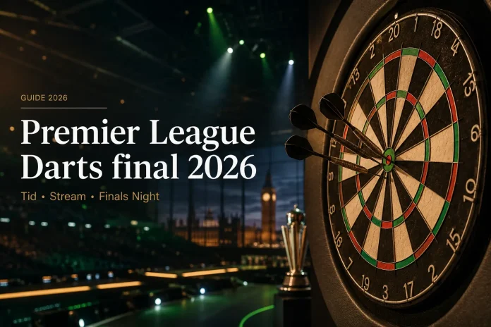 Premier League Darts final 2026 på tv