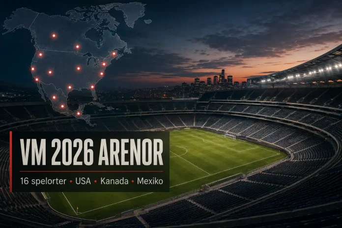 VM 2026 arenor