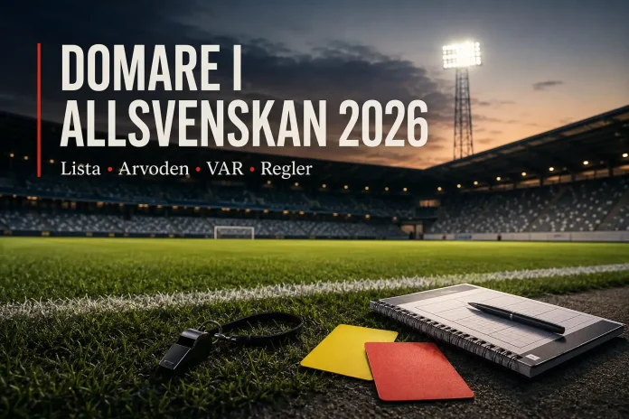 Domare i Allsvenskan 2026