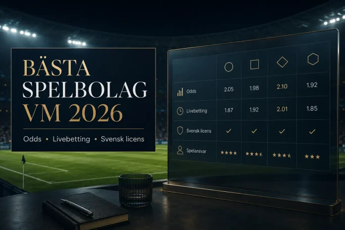 bästa spelbolag VM 2026