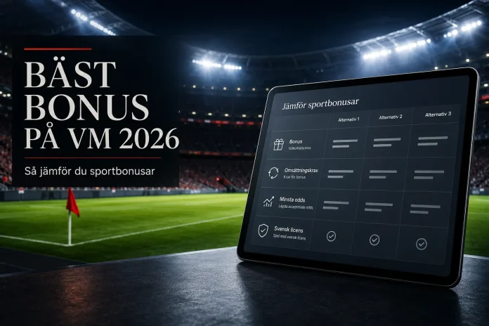 bäst bonus på VM 2026