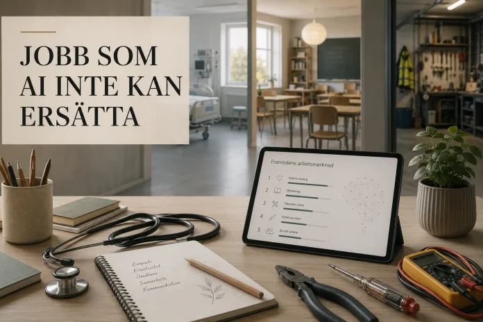 jobb som AI inte kan ersätta