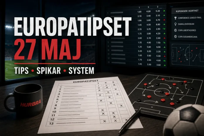 Europatipset idag 27 maj