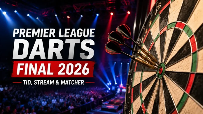 Premier League Darts final 2026 på tv