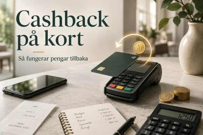 cashback på kort
