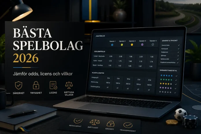 bästa spelbolag 2026