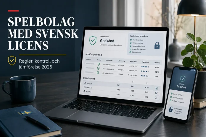 spelbolag med svensk licens
