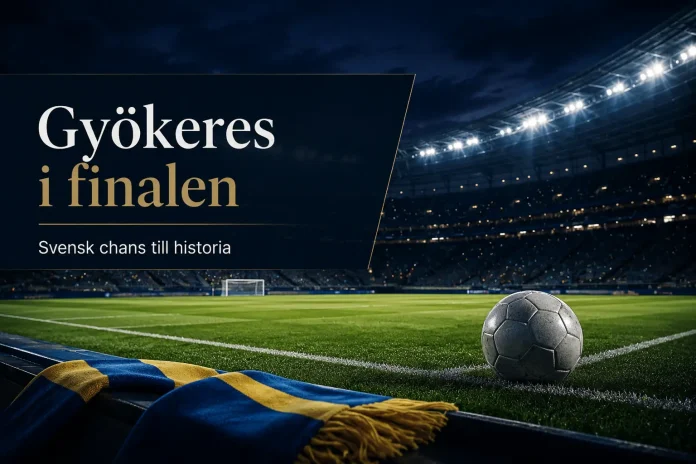 Viktor Gyökeres i Champions League-finalen