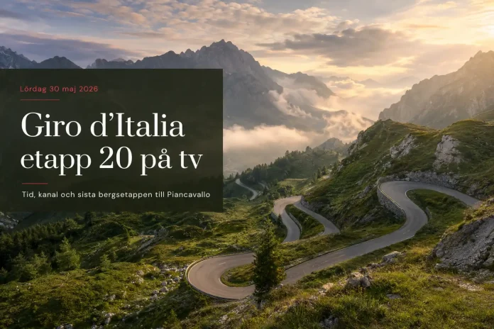 Giro d’Italia etapp 20 på tv