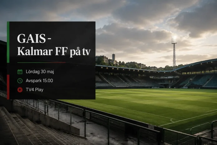 GAIS - Kalmar FF på tv