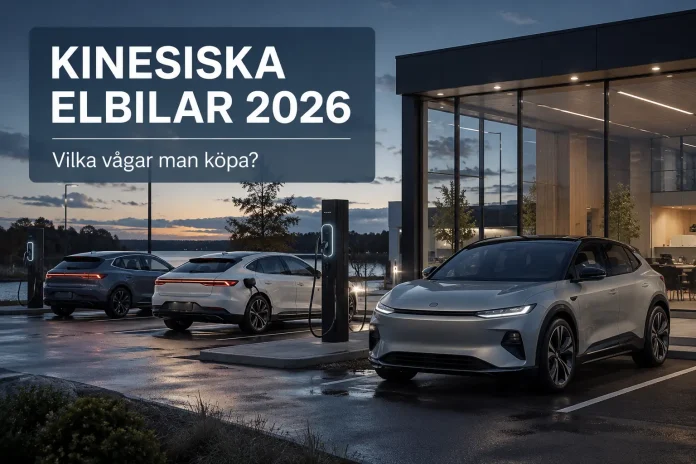 kinesiska elbilar i Sverige 2026