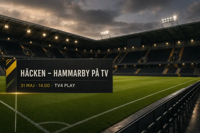 Häcken – Hammarby på tv