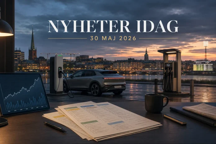 Nyheter idag 30 maj 2026