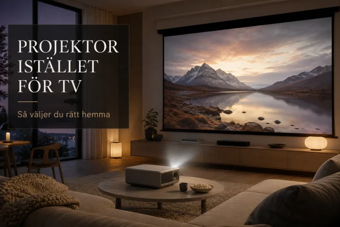 projektor istället för TV
