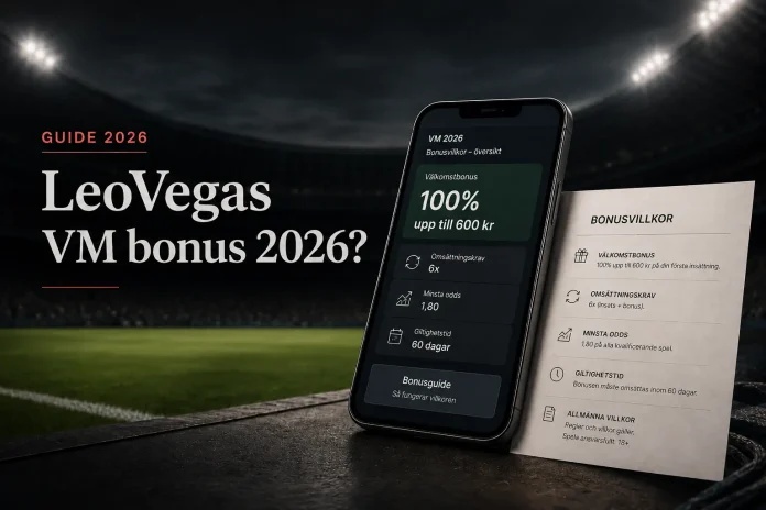 LeoVegas VM bonus 2026