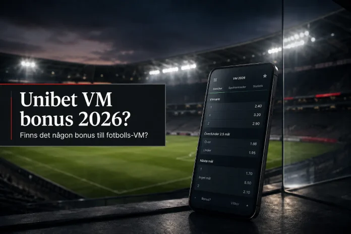 Unibet VM bonus 2026