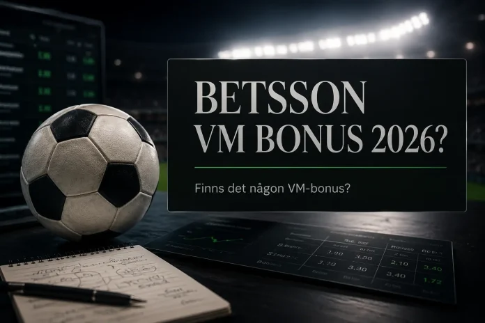 Betsson VM bonus 2026