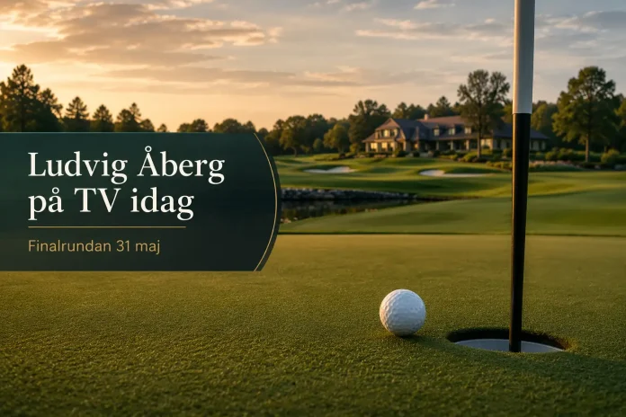 Ludvig Åberg på TV idag