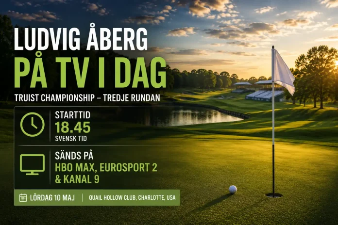 Ludvig Åberg på tv