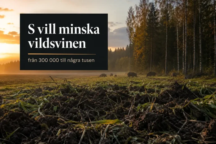 S vill minska vildsvinen