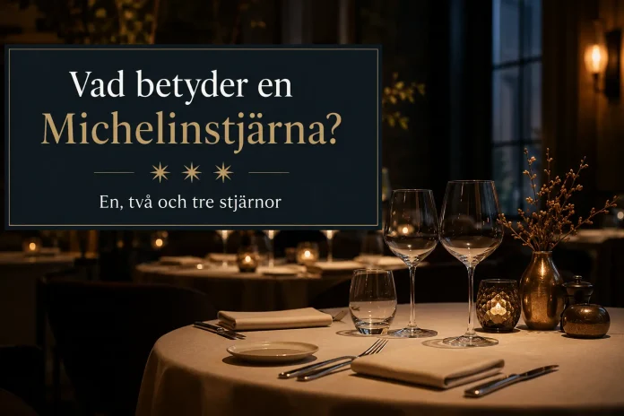 vad betyder en Michelinstjärna